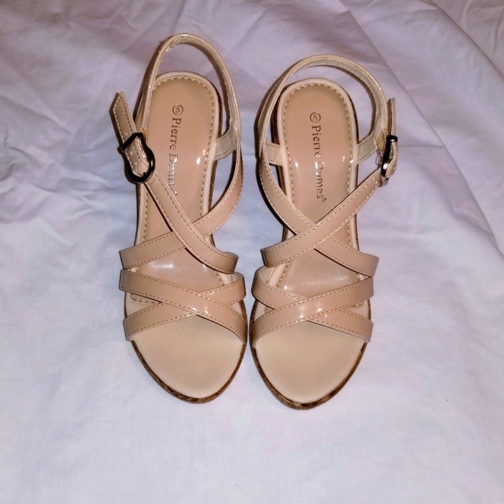 Brand New Pierre Dumas wedge sandals